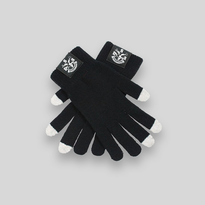 Touchpen-Handschuh XL Strick-Handschuhe mit 5 Touchscreen-Fingerkuppen Gr 